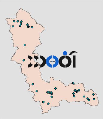 شیپ فایل زمین لغزش های استان آذربایجان غربی